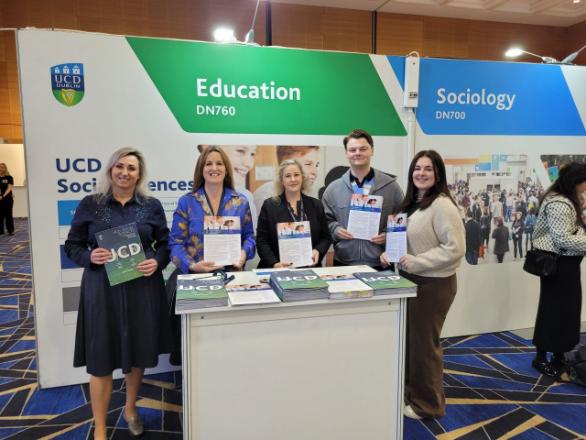 UCD Open Day 2025 event, academics, students, staff